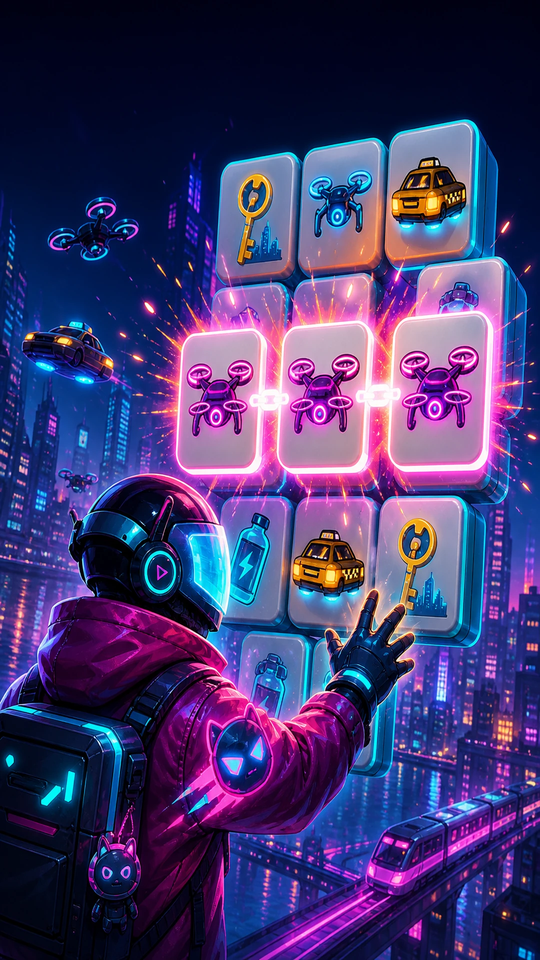 Crypto Mahjong: Cyber City game cover