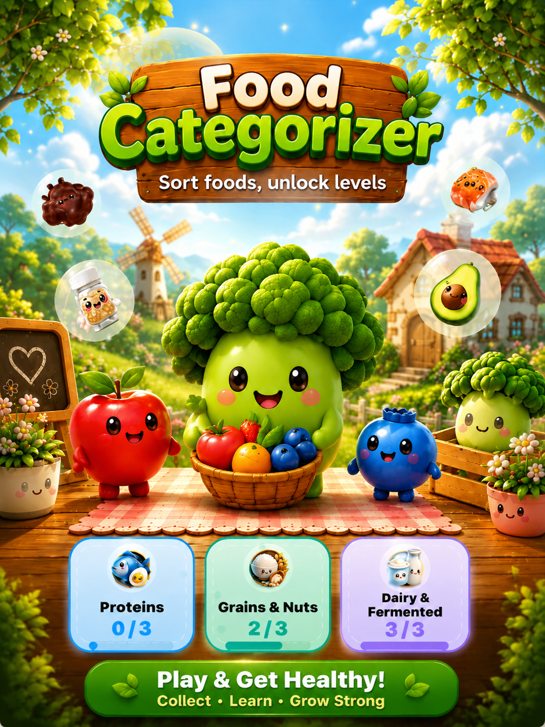 Food Categorizer game cover