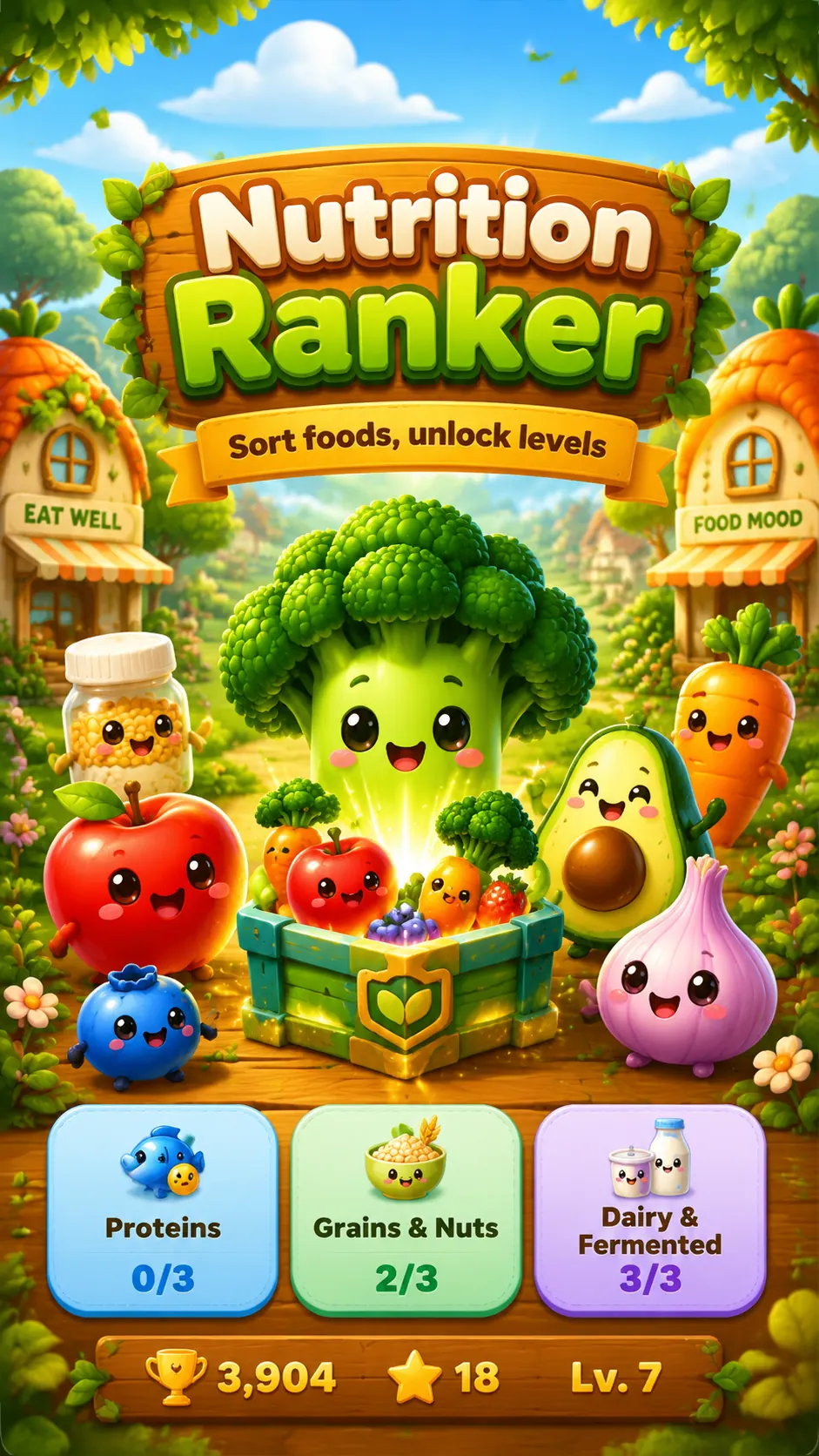 Nutrition Ranker game cover