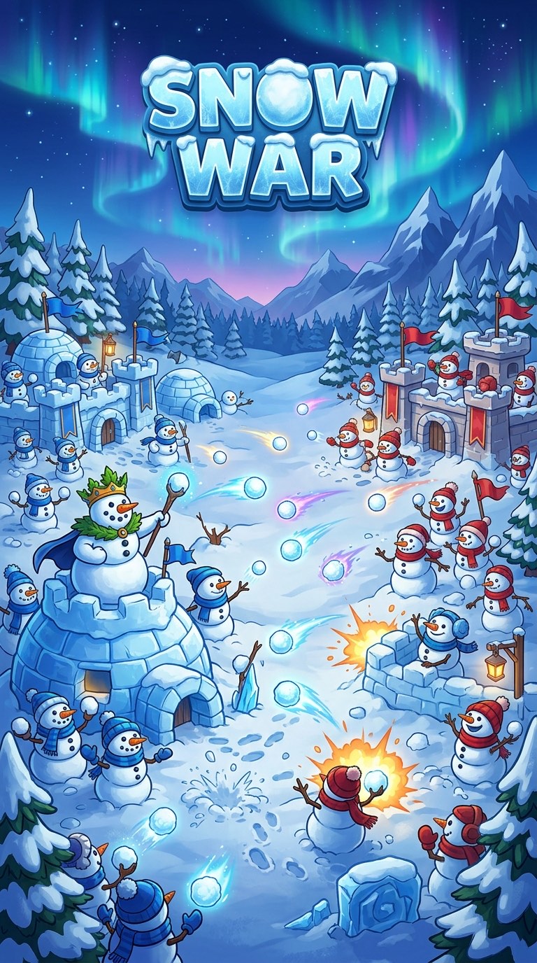 Snow War game cover